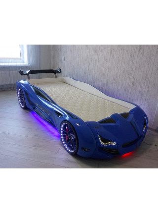Кровать машинка Audi синяя 